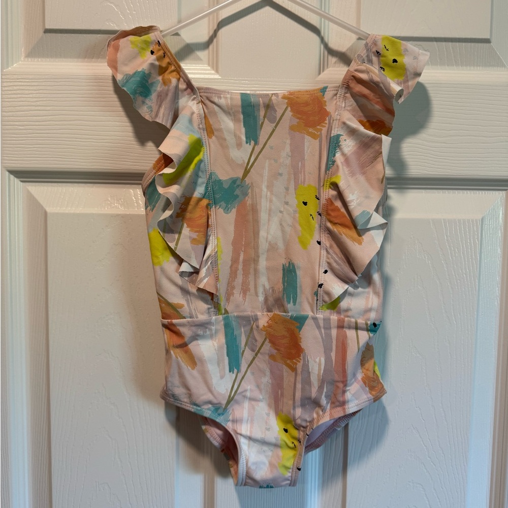 Colorful Kids One Piece Swimsuit